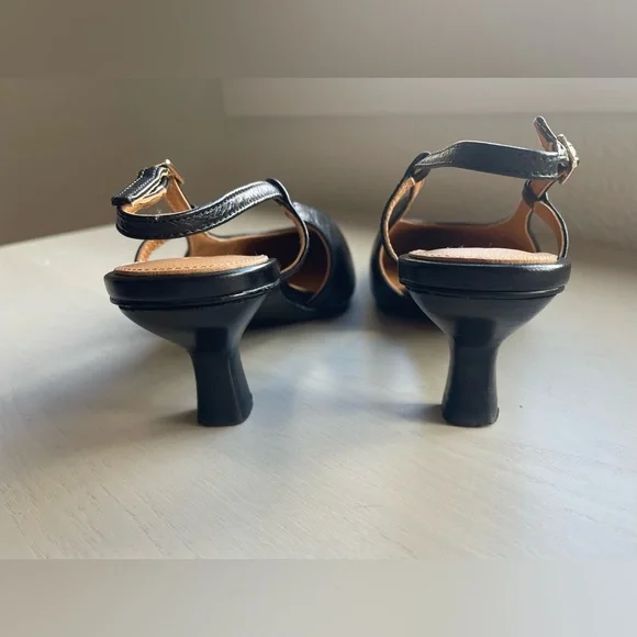 Madewell Debbie Black Slingback Heels - Picture 4 of 7